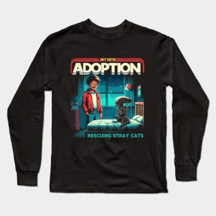 My new Adoption, rescuing stray cats Long Sleeve T-Shirt